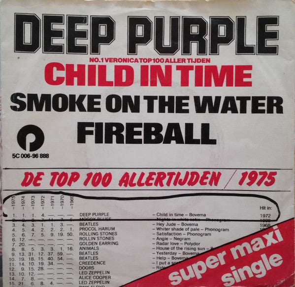Deep Purple : Child In Time (7", Maxi)