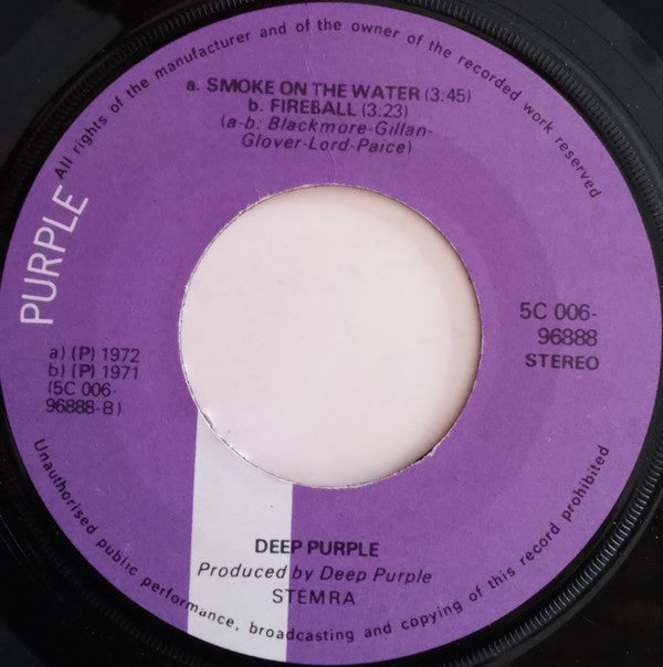 Deep Purple : Child In Time (7", Maxi)