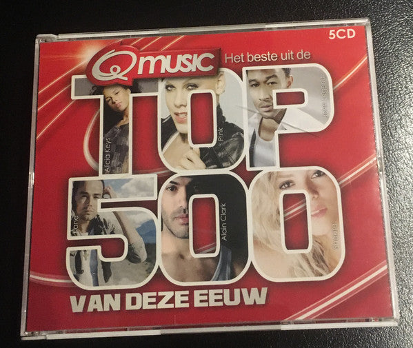 Various : Qmusic Het Beste Uit De Top 500 Van Deze Eeuw (5xCD, Album, Comp)
