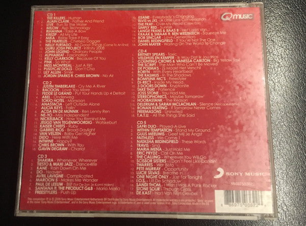Various : Qmusic Het Beste Uit De Top 500 Van Deze Eeuw (5xCD, Album, Comp)