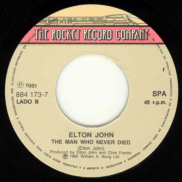 Elton John : Nikita (7", Single)