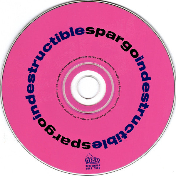 Spargo : Indestructible (CD, Single, Car)