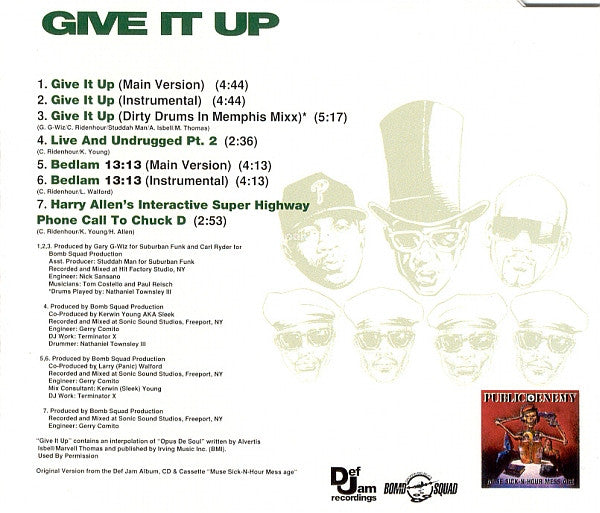 Public Enemy : Give It Up (CD, Maxi)