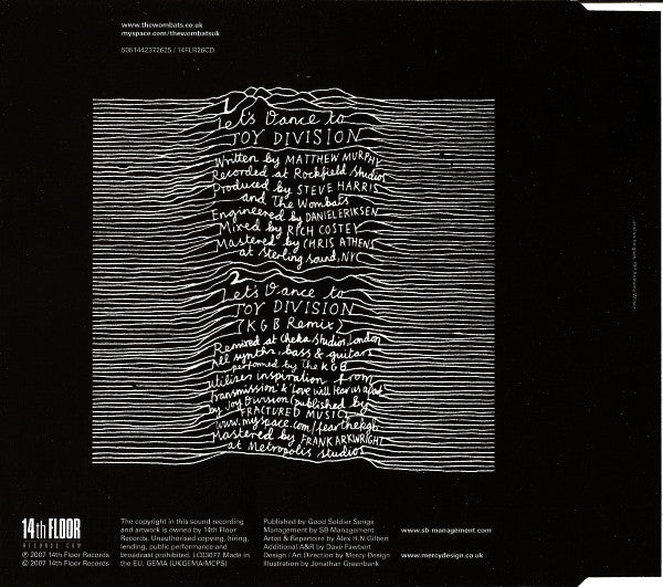 The Wombats : Let's Dance To Joy Division (CD, Single)