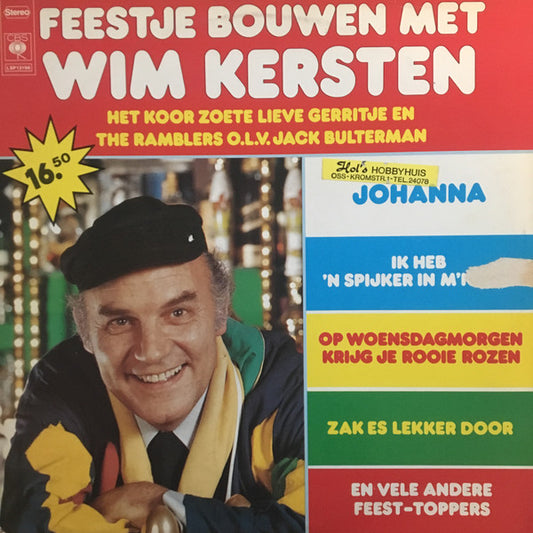 Wim Kersten : Feestje Bouwen Met (LP, Album)