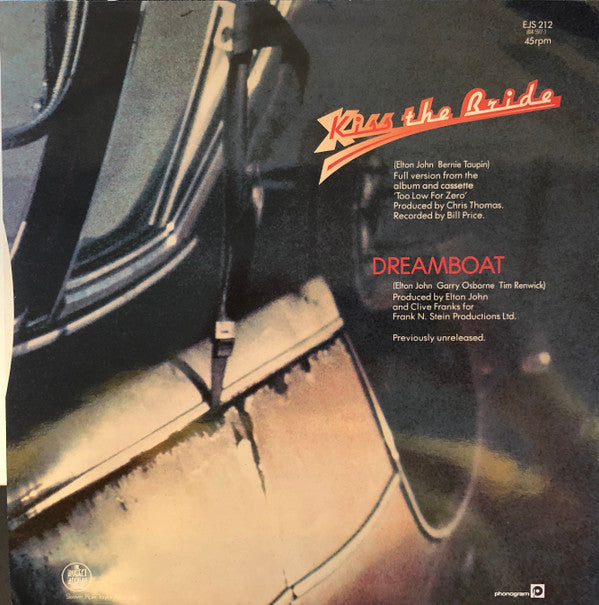 Elton John : Kiss The Bride (12")
