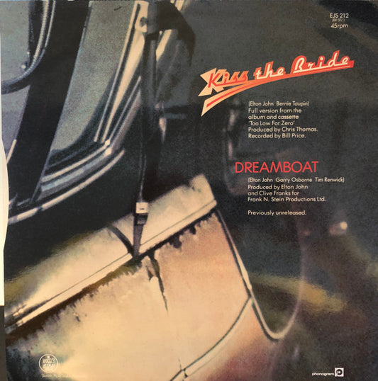 Elton John : Kiss The Bride (12")