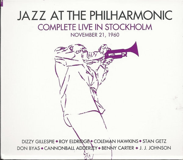 Jazz At The Philharmonic : Complete Live In Stockholm November 21, 1960 (3xCD, Comp)