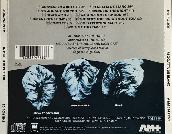 The Police : Reggatta De Blanc (CD, Album, RE)
