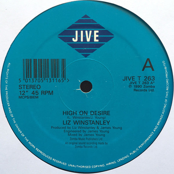 Liz Winstanley : High On Desire (12")