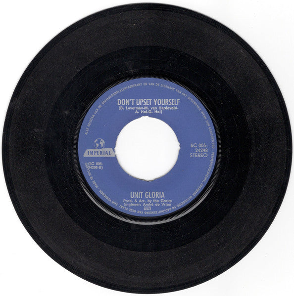 Unit Gloria : The Leader (7", Single, Blu)