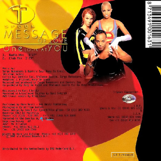 T-Spoon : Message Of Love (CD, Single, Car)