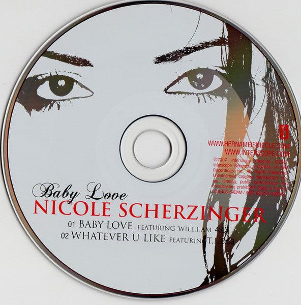 Nicole Scherzinger : Baby Love (CD, Single, Car)