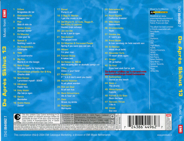 Various : De Après Skihut 13 (CD, Comp, Mixed)