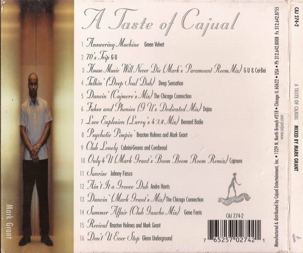 Mark Grant : A Taste Of Cajual (CD, Mixed)