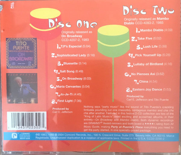 Tito Puente : Party At Puente's Place (2xCD, Comp)