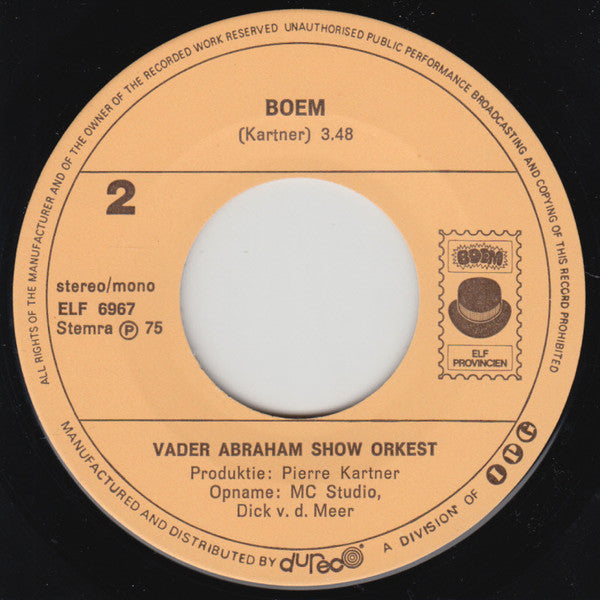 Vader Abraham Show Orkest : Camp (7", Single, Mono)