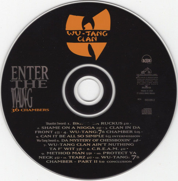 Wu-Tang Clan : Enter The Wu-Tang (36 Chambers) (CD, Album, RE)