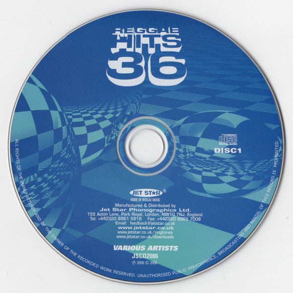 Various : Reggae Hits 36 (CD, Comp + DVD)