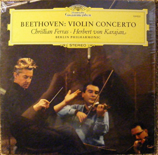 Ludwig Van Beethoven, Christian Ferras, Herbert von Karajan, Berliner Philharmoniker : Violinkonzert D-Dur (LP, RE, Pho)