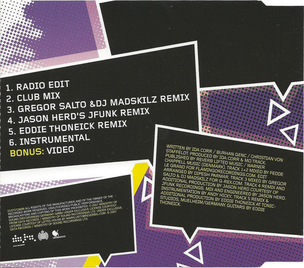 Ida Corr Vs Fedde Le Grand : Let Me Think About It (CD, Maxi, Enh)