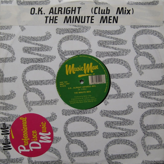 The Minutemen : O.K. Alright (12")