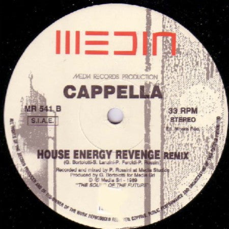 Cappella : House Energy Revenge (Remix) (12")