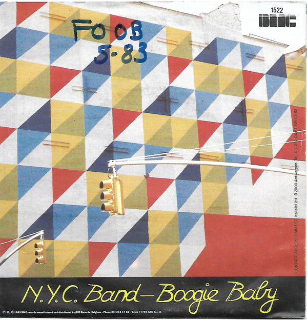 New York City Band : Boogie Baby (7")