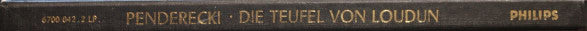 Krzysztof Penderecki / Orchester Der Staatsoper Hamburg / Chor Der Hamburgischen Staatsoper, Marek Janowski : Die Teufel Von Loudun (2xLP + Box)