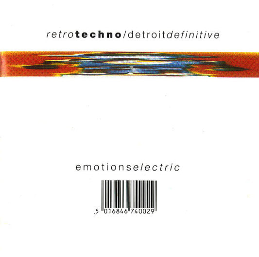Various : Retro Techno / Detroit Definitive - Emotions Electric (CD, Comp)