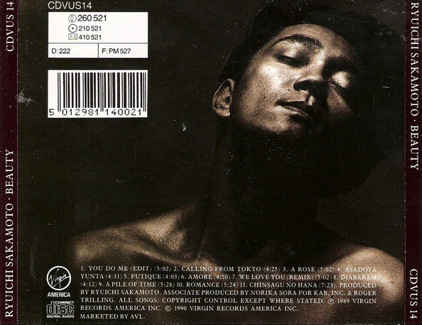 Ryuichi Sakamoto : Beauty (CD, Album)