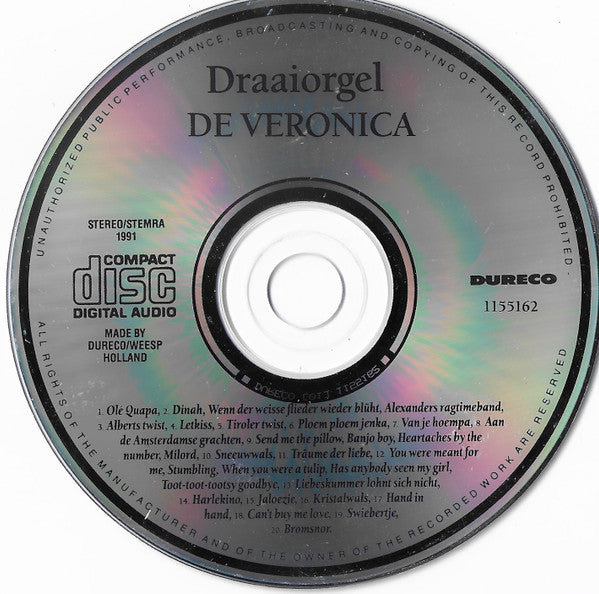 Het Draaiorgel "De Veronica" : Draaiorgel De Veronica (CD, Album)