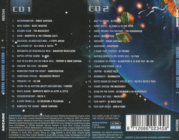 Various : Global Hardcore Nation Part 2 (2xCD, Comp)