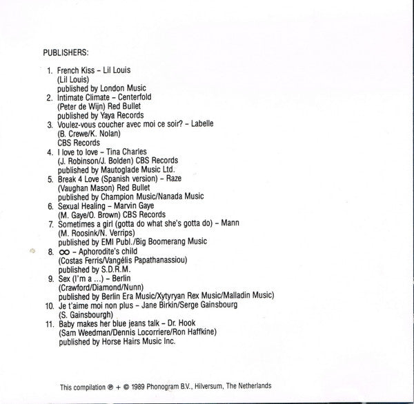 Various : French Kiss & Other Hot Songs (CD, Comp)