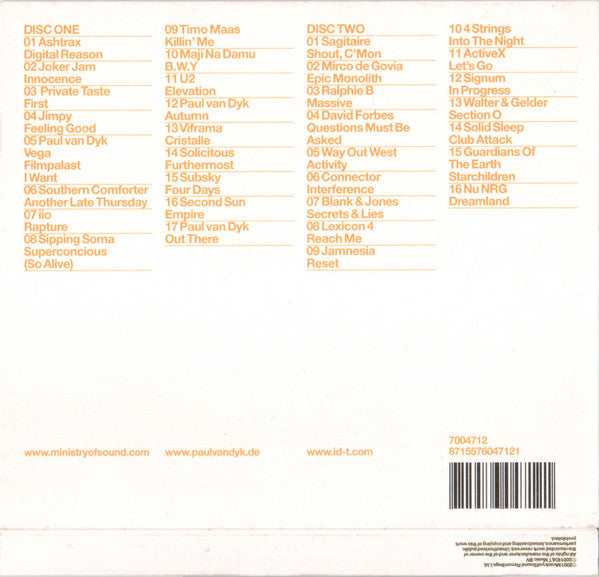 Paul van Dyk : The Politics Of Dancing (2xCD, Comp, Mixed)