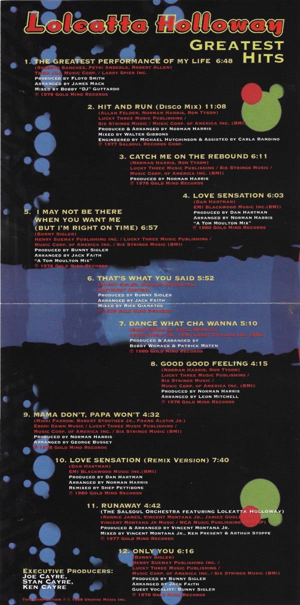 Loleatta Holloway : Greatest Hits (CD, Comp)