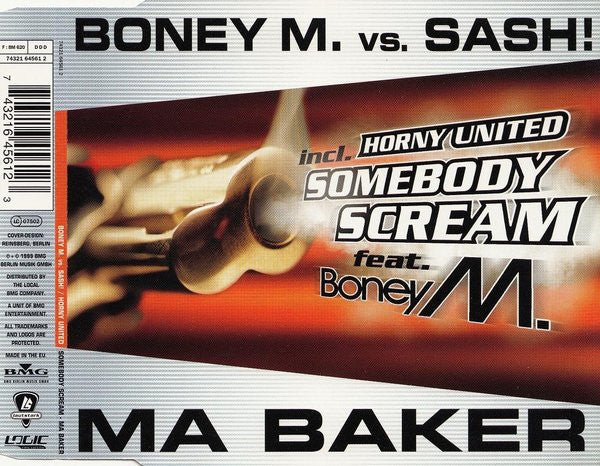 Boney M. Vs. Sash! / Horny United : Ma Baker / Somebody Scream (CD, Maxi)