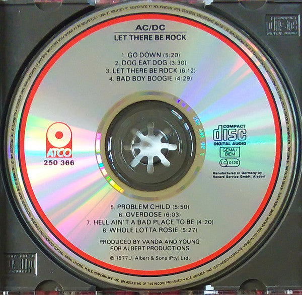 AC/DC : Let There Be Rock (CD, Album, RE)