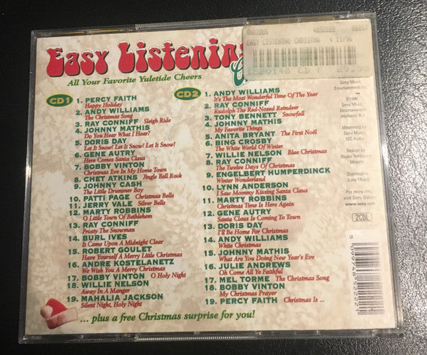 Various : Easy Listening Christmas (2xCD, Album, Comp)