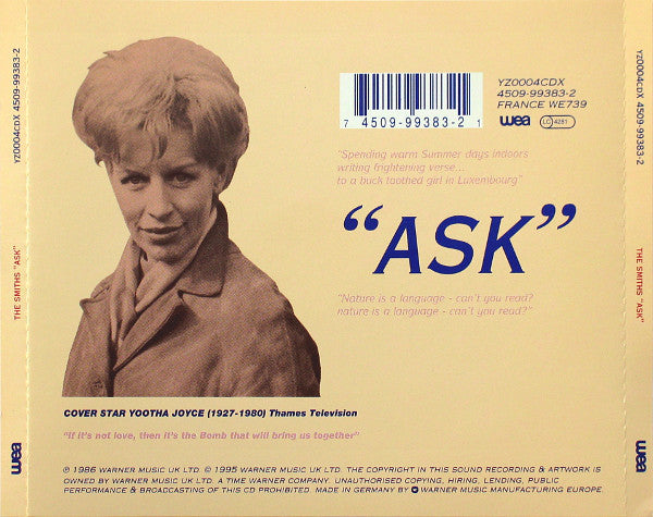 The Smiths : Ask (CD, Single, Num, RE)