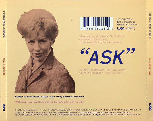 The Smiths : Ask (CD, Single, Num, RE)