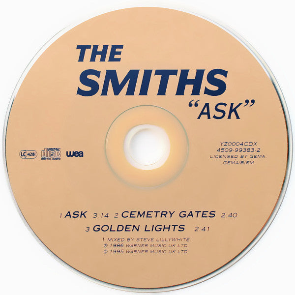 The Smiths : Ask (CD, Single, Num, RE)