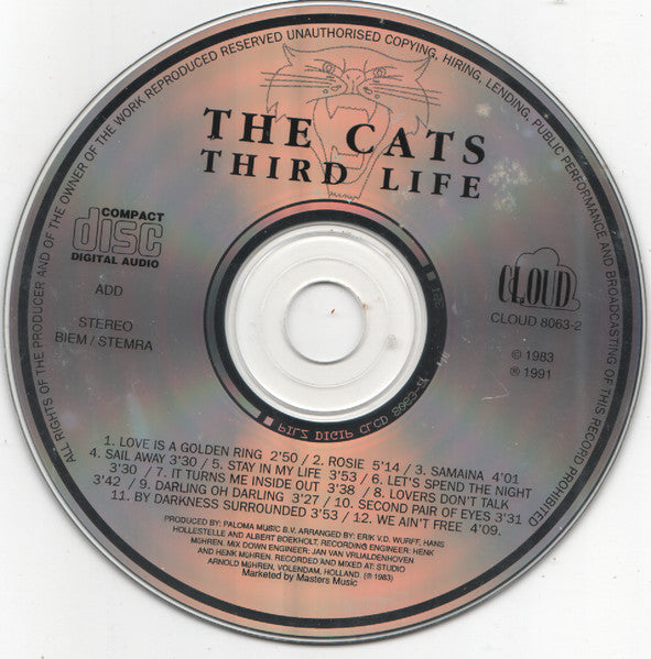 The Cats : Third Life (CD, Album, RE)