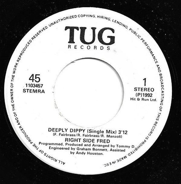 Right Said Fred : Deeply Dippy (7", Single)