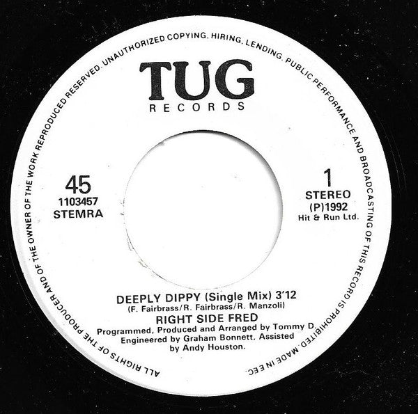 Right Said Fred : Deeply Dippy (7", Single)