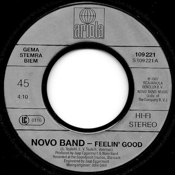 Novo Band : Feelin' Good (7", Single)
