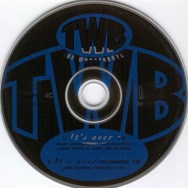 The Wonderboys : It's Over (CD, Single)