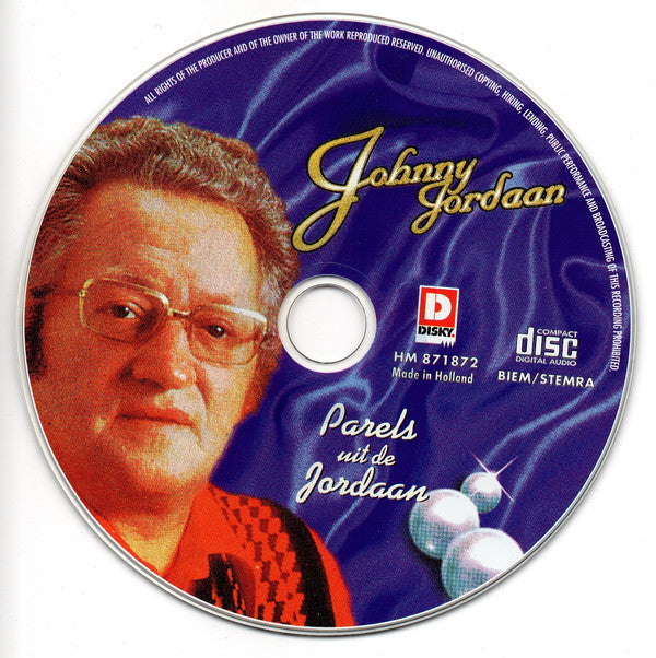 Johnny Jordaan : Parels Uit De Jordaan (CD, Comp)