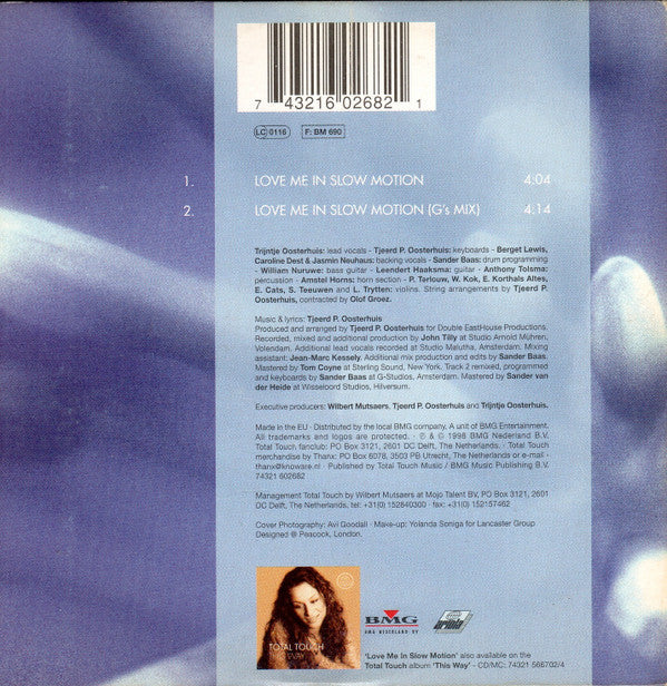 Total Touch : Love Me In Slow Motion (CD, Single)