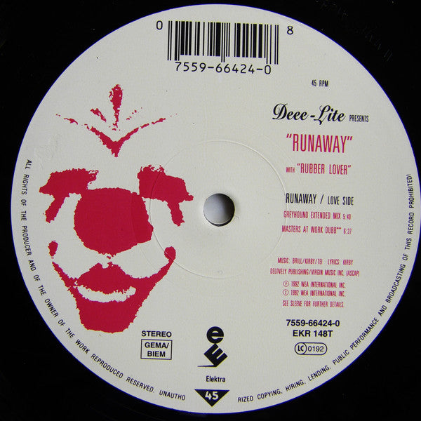 Deee-Lite : Runaway / Rubber Lover (12")